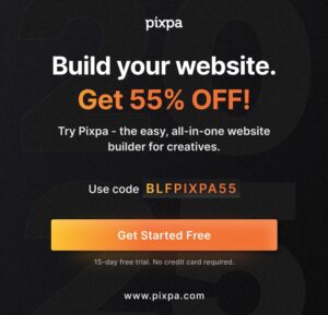 Pixpa black friday