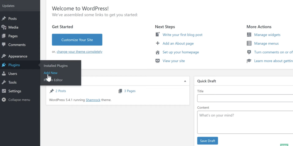 Adding new plugin to your WordPress website