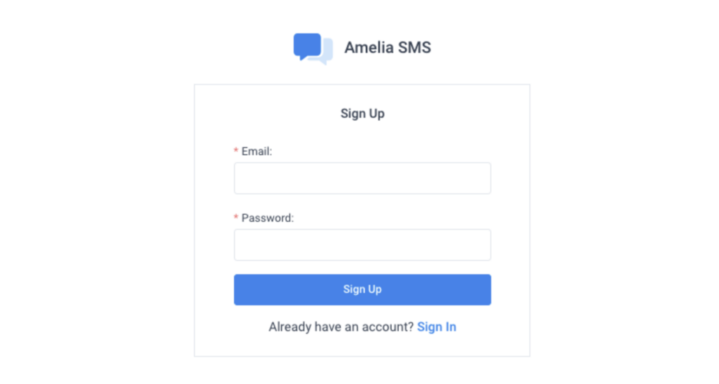 How to set text notifications in Amelia