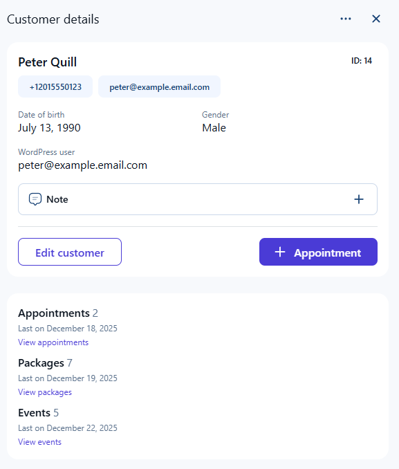 Customers - Amelia WordPress Booking Plugin