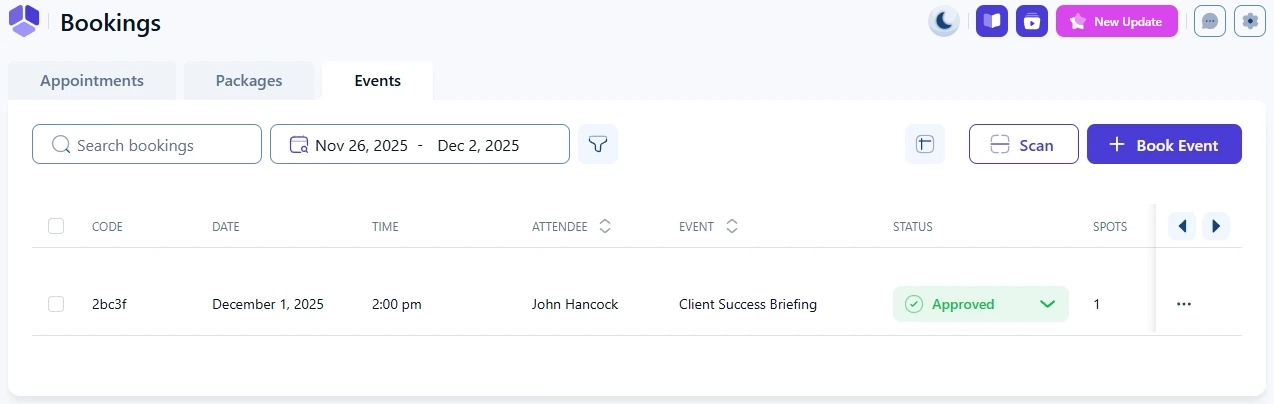 Event quick start guide - Amelia WordPress Booking Plugin
