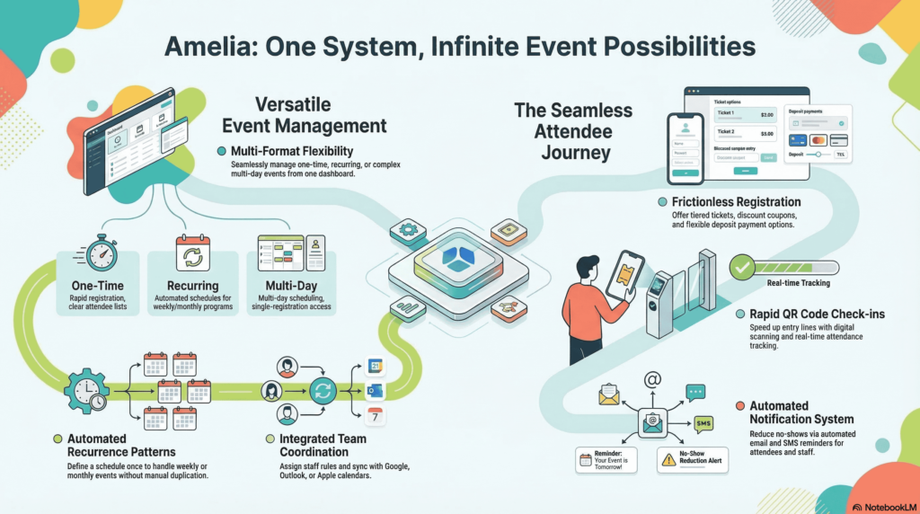 Event management in Amelia