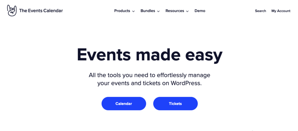 WP Event Booking Plugin website