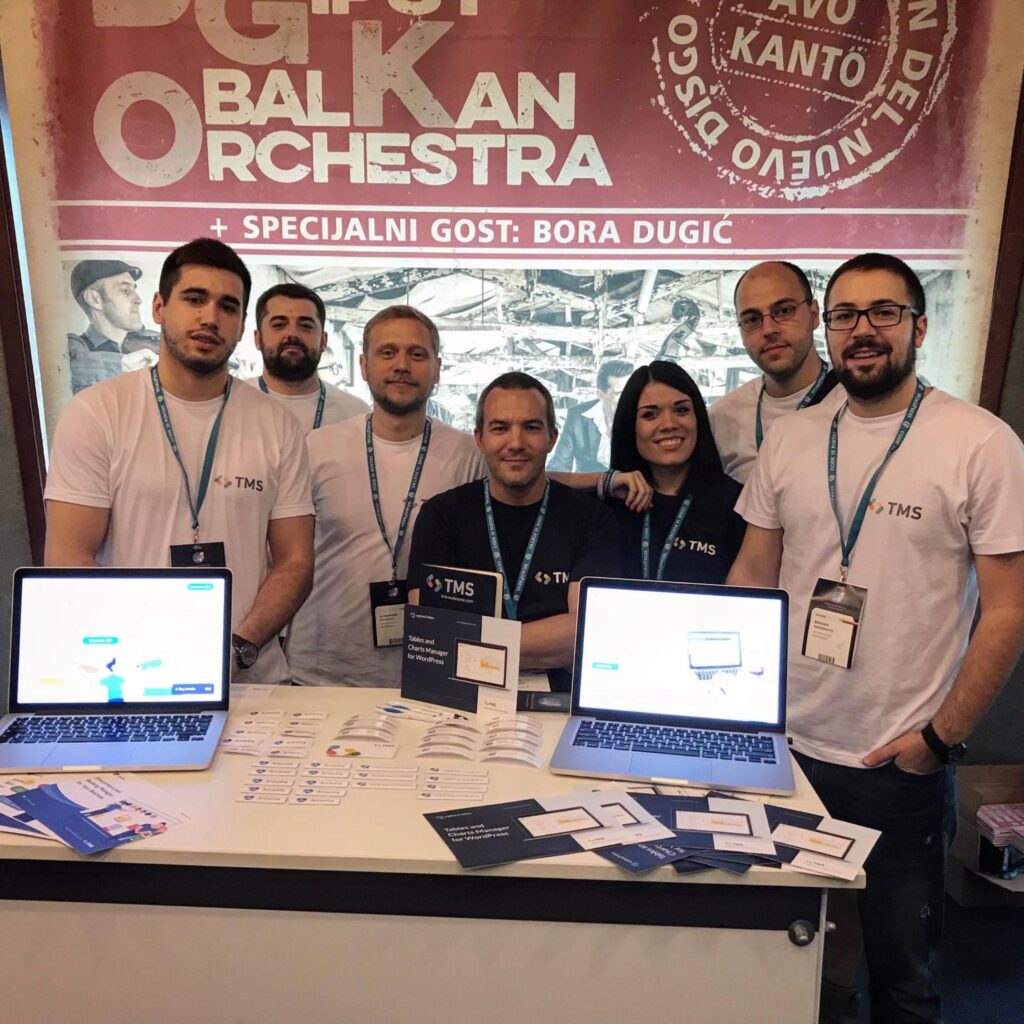 amelia team during wordcamp belgrade