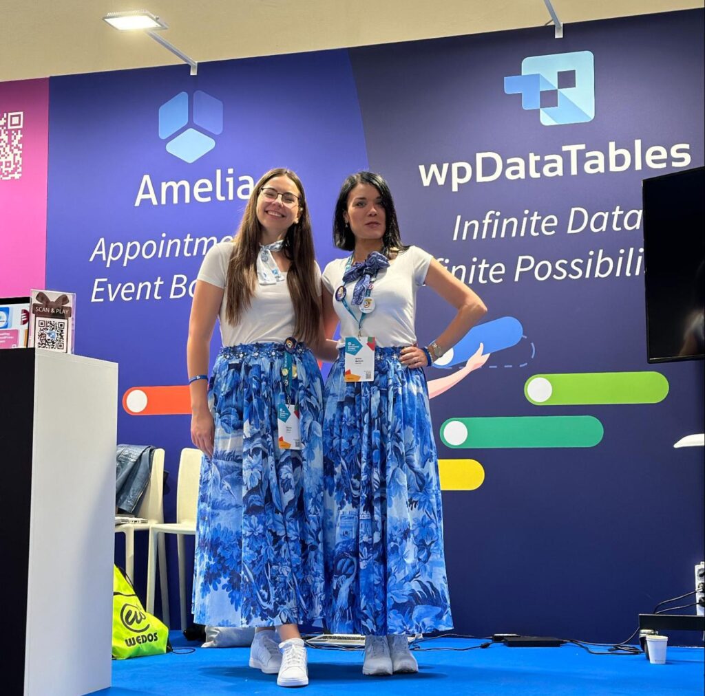 amelia team at wordcamp torino