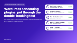 The Best WordPress Scheduling Plugins in 2026